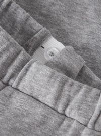 Pantaloni In Felpa Grigio Con Topolino