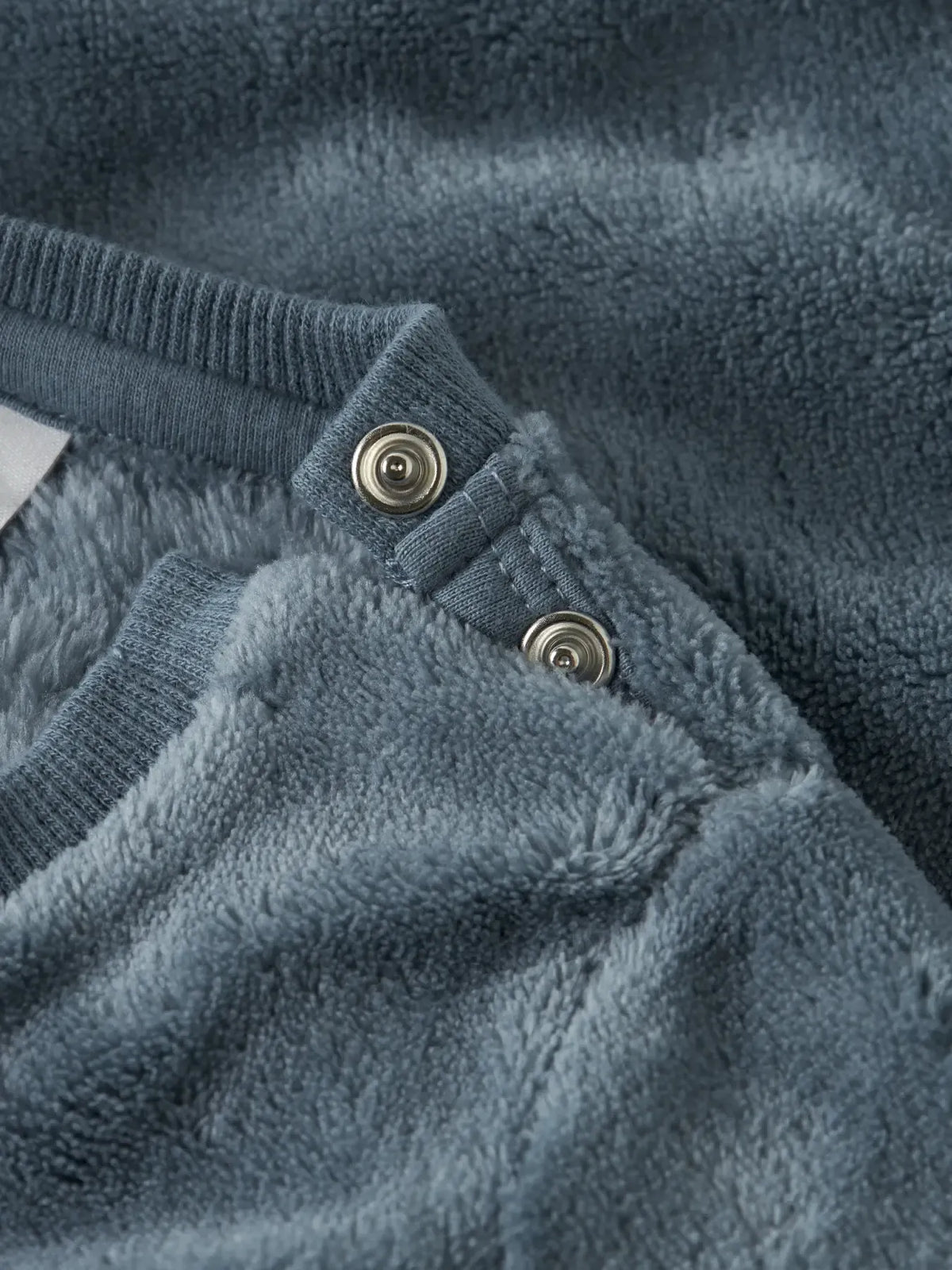 Felpa Soffice Peluche Azzurro Con Volpe