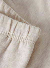 Leggings Panna In Cotone Elasticizzato