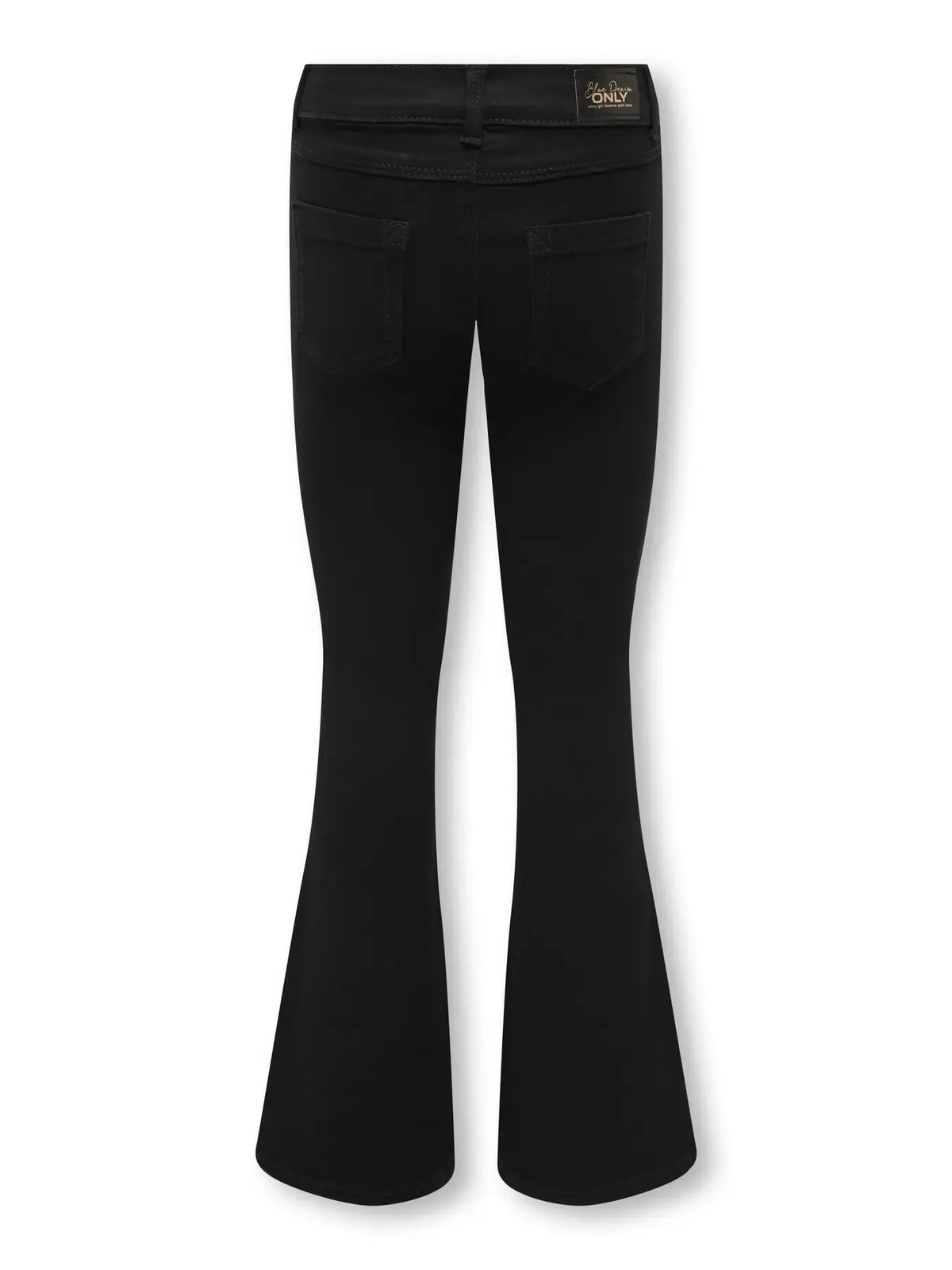 Jeans da Ragazza A Zampa Nero