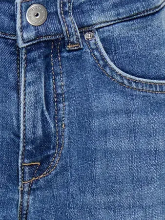 Jeans da Ragazza Dark Medium Blue Denim