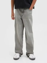 Jeans Junior Regular Fit Grigio Chiaro