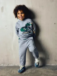 Pantalone Sportivo Grigio Bimbo