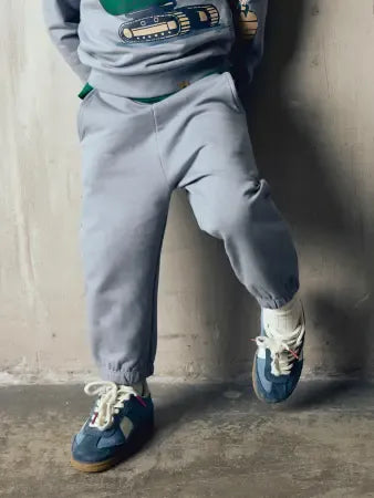 Pantalone Sportivo Grigio Bimbo