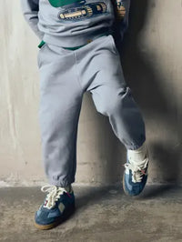 Pantalone Sportivo Grigio Bimbo