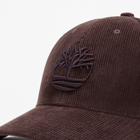 Cappellino Baseball In Velluto A Coste Con Logo  Mole