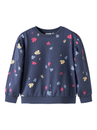 Felpa Bambina Blue Indigo