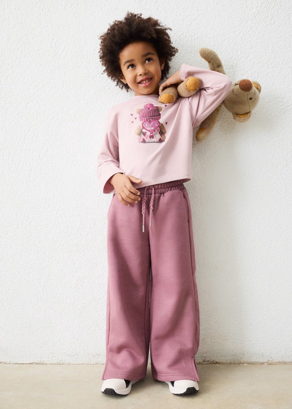 Maglietta Manica Lunga Rosa