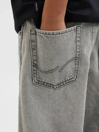 Jeans Junior Regular Fit Grigio Chiaro