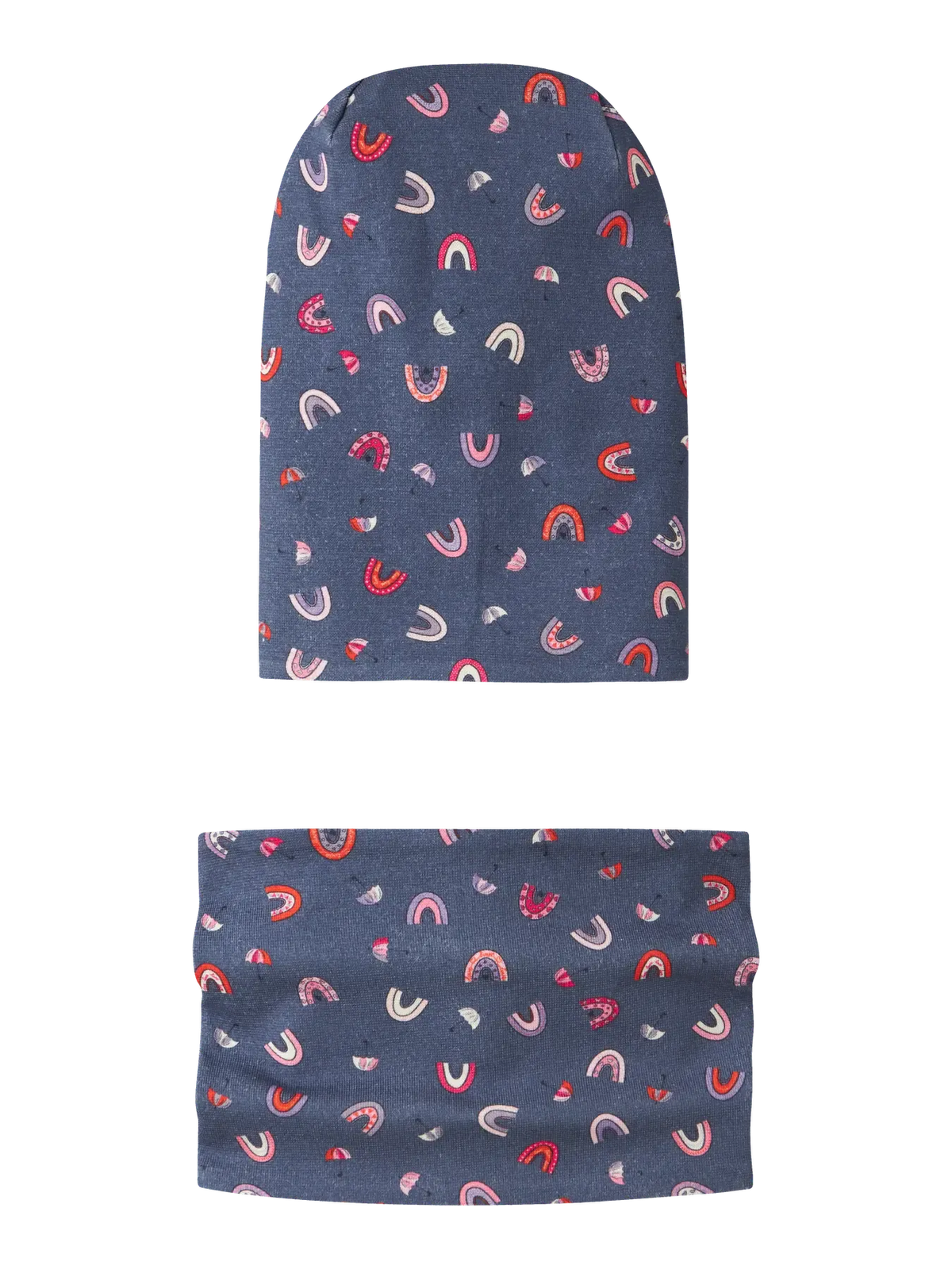 Set Beretto E Scaldacollo Bambina Vintage Indigo