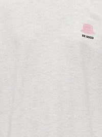 T-Shirt da Ragazza Light Grey Melange