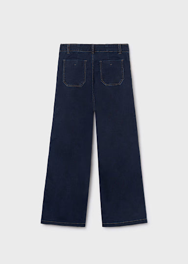 Pantalone Lungo Jeans Elegant Blu Notte