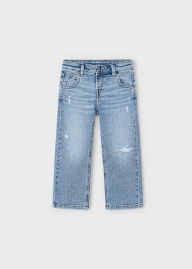 Pantalone Denim Wide Fit Mezzo
