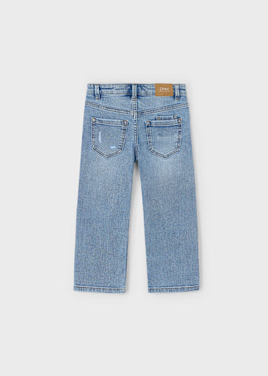 Pantalone Denim Wide Fit Mezzo