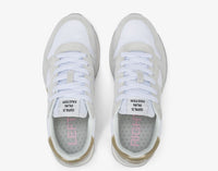 Sneaker Girl Ally Gold Silver Teen Bianco
