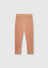 Leggings Velluto Basic Cipria