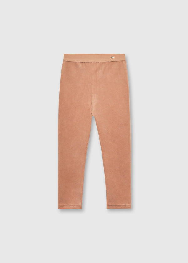 Leggings Velluto Basic Cipria