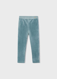Leggings Velluto Basic Salvia