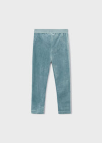 Leggings Velluto Basic Salvia