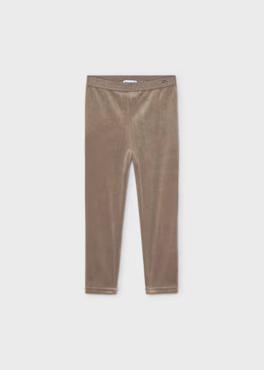 Leggings Velluto Basico Noce