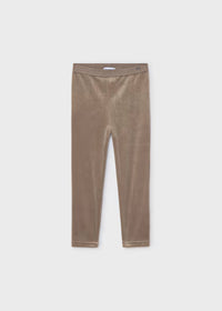 Leggings Velluto Basico Noce