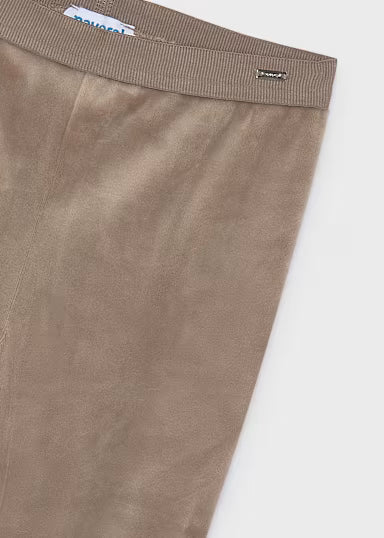 Leggings Velluto Basico Noce