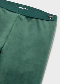Leggings Velluto Basico Verde