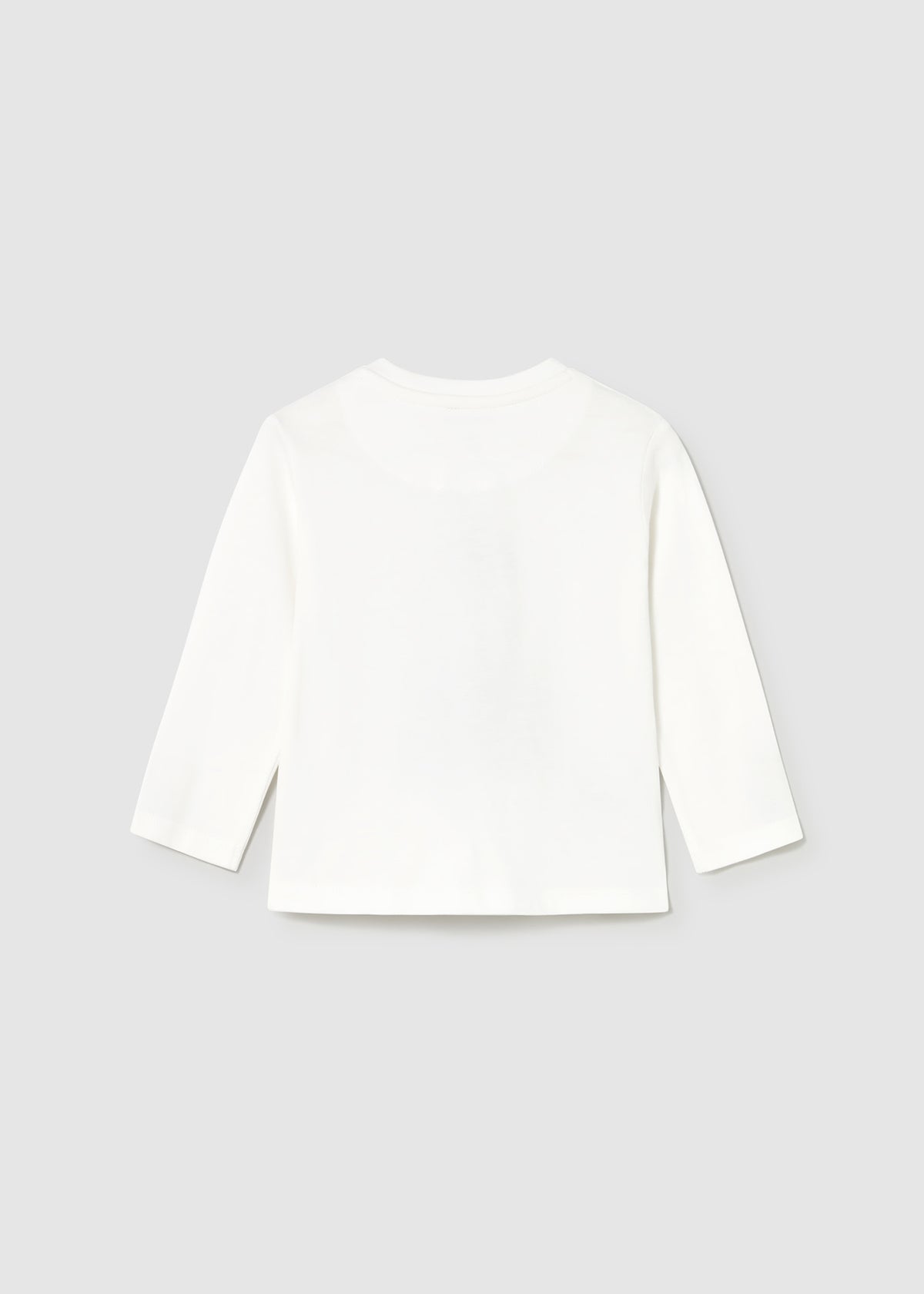 Maglietta Manica Lunga Applic Animal Panna Tric