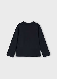 Maglietta Manica Lunga Nero