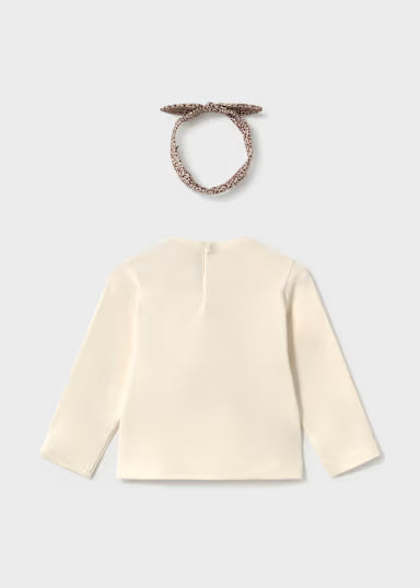 Maglietta Cerchietto Beige