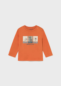 Maglietta Manica Lunga Lenticular Prin Zucca