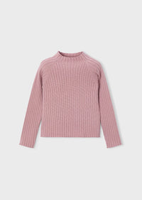 Lupetto Tricot Costine Cipria