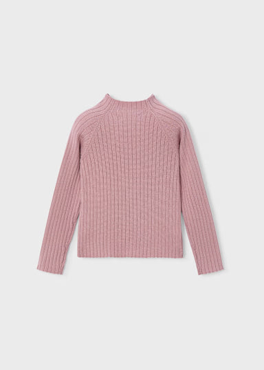 Lupetto Tricot Costine Cipria