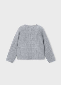 Maglione Tricot Perle Grigio Mix
