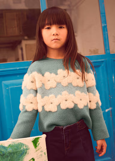 Maglione Jacquard Verde