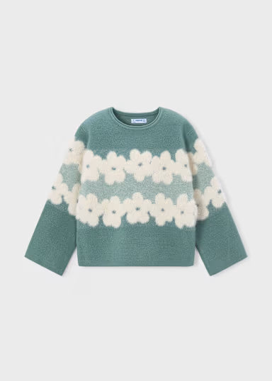 Maglione Jacquard Verde