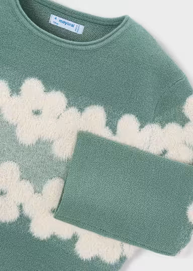 Maglione Jacquard Verde