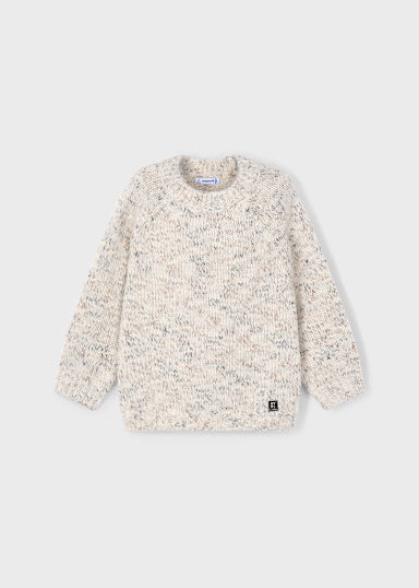 Maglione Dettagli Colori Cereale