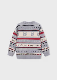 Maglione Jacquard Grigio