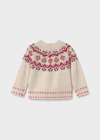 Maglione Jacquard Tortora