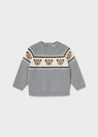 Maglione Jacquard Grigio