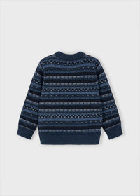 Maglia Jacquard Acero
