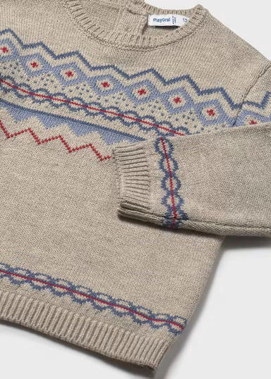 Maglia Jacquard Chai Vig
