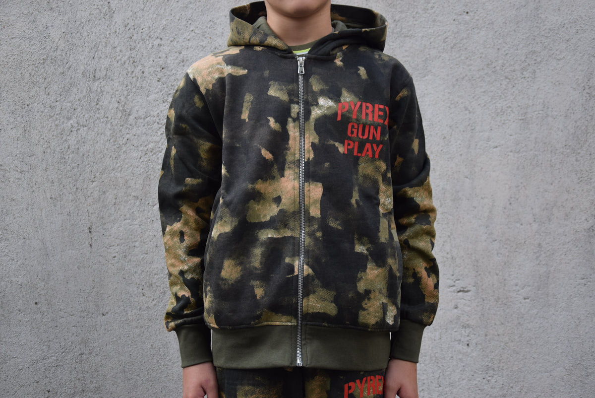 Felpa Zip Cappuccio Ragazzo Fantasia