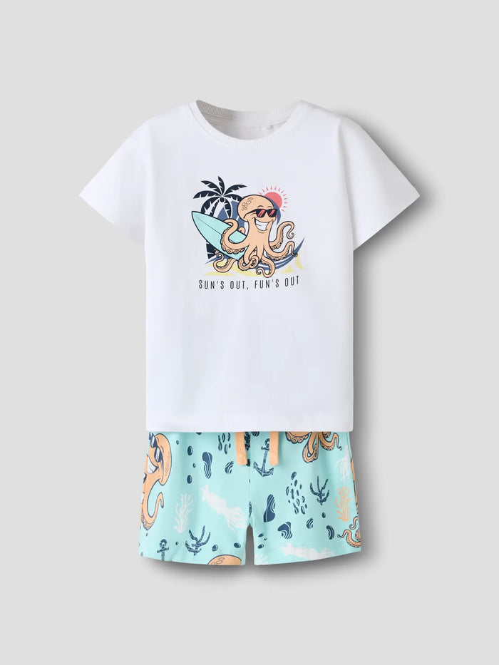 Completo Mare Bimbo Surfing Octopus