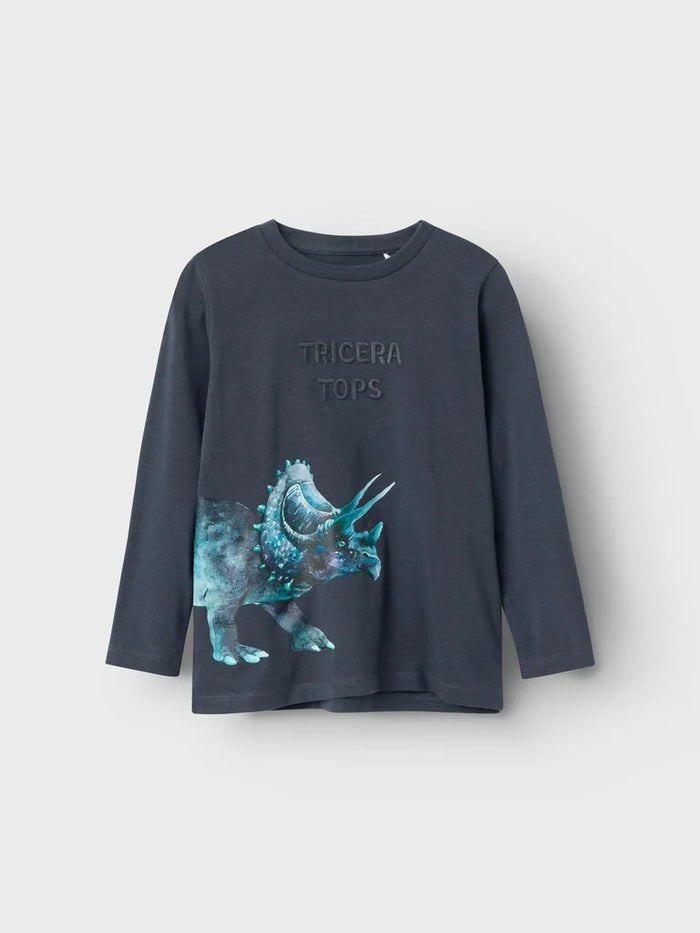 T-shirt Dinosauro Blu