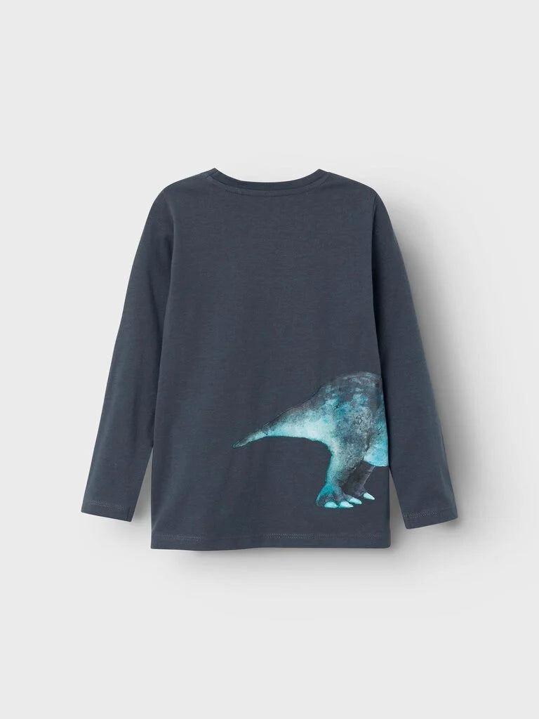 T-shirt Dinosauro Blu