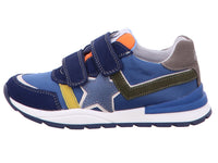 Sneakers Evon Multicolore Azzurro con Strappi