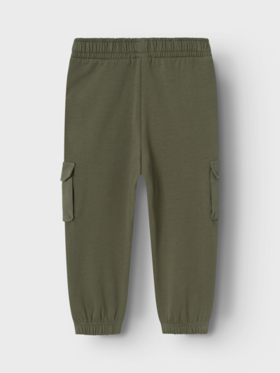 Pantalone in felpa cargo verde