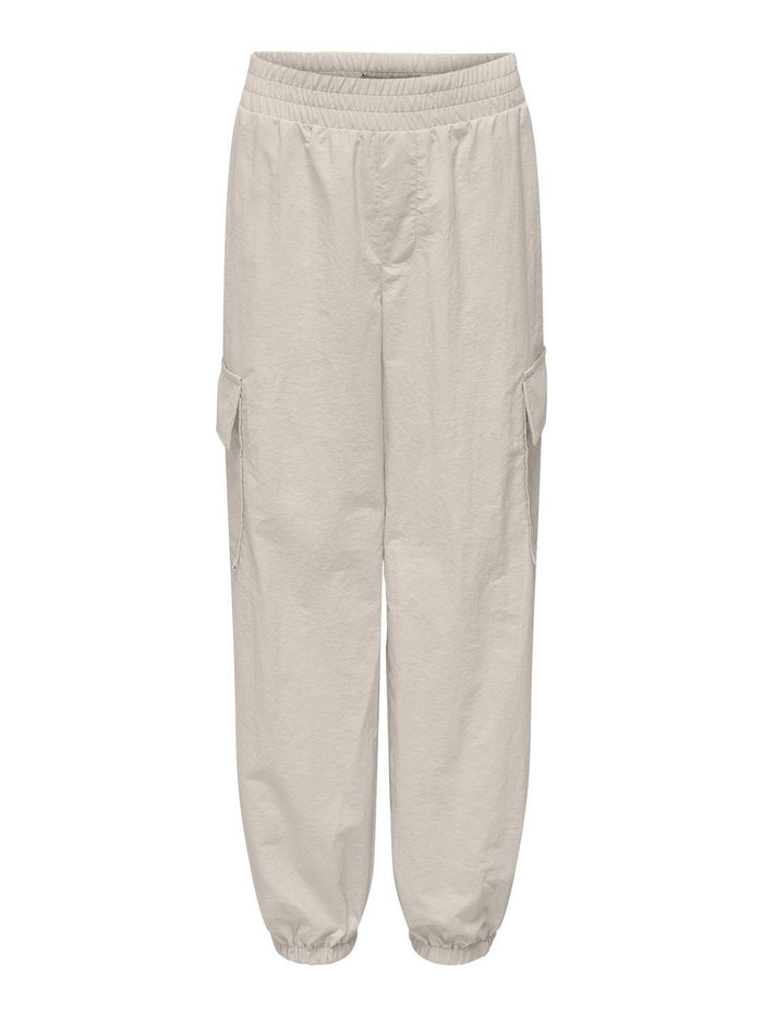 Pantalone Parachute Beige